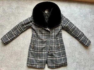 Jacke mit Wolle und Kunstpelz M/L * wie neu - Bild 1 von 11