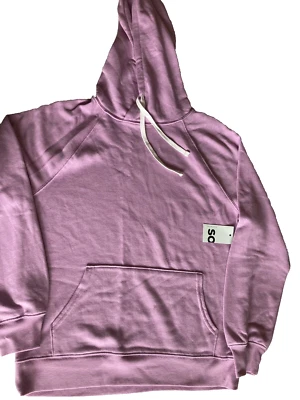 SO Mujer Talla Mediana Nuevo con Etiquetas Púrpura Lila Tan Suave Pullover Sudadera con Capucha Sudadera Foto 1 de 2
