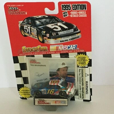 Racing Champions Ted Musgrave Nascar Car 1995 Family Channel Ford Thunderbird - Image 1 of 4