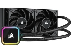 CORSAIR 240mm iCUE H100i RGB ELITE Liquid CPU Cooler AIO CW-9060058-WW - Afbeelding 1 van 8