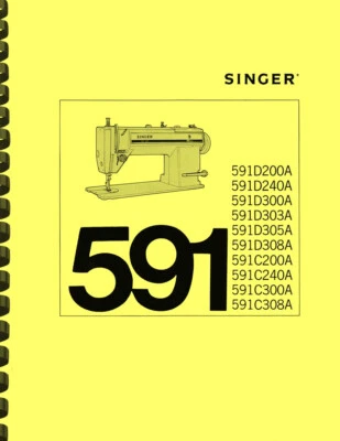 Singer 591 Sewing Machine OWNER'S and SERVICE MANUAL & ILLUSTRATED PARTS LIST - Image 1 of 4