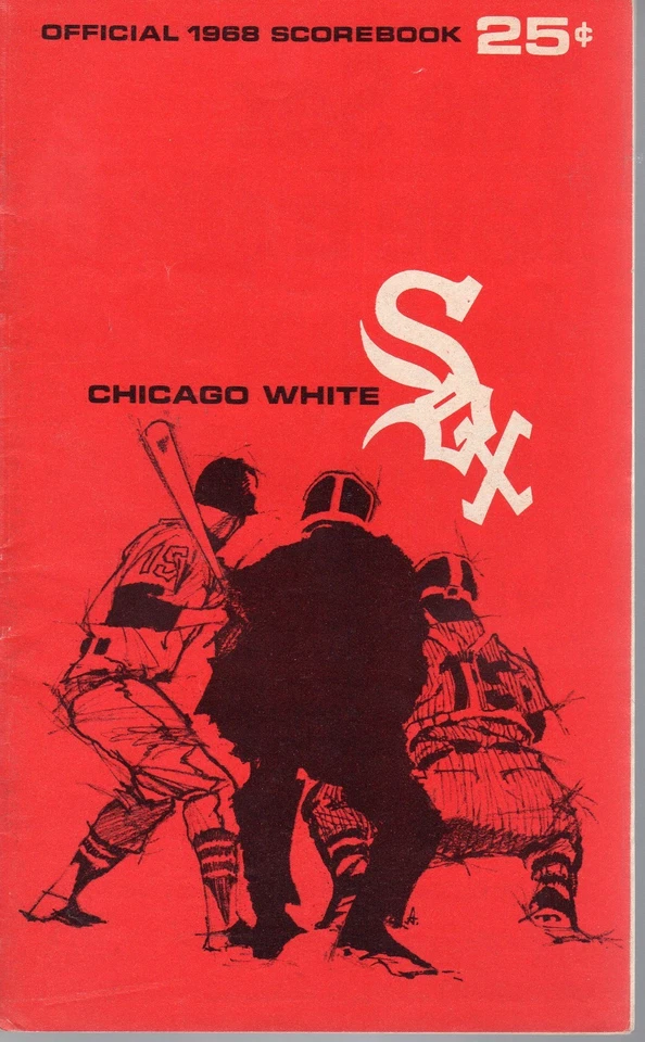 1968 (May 29) Baseball program Baltimore Orioles @ Chicago White Sox, scored~ Gd - Image 1 of 4