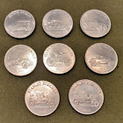 SUNOCO Antique Car COIN SERIES 1 Lot of 8: Buick, Cadillac, 2 Stanley Steamer...