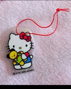 Sanrio Hello Kitty Vintage Años 90 Llavero/Cartera Dije con Amigos - Imagen 1 de 7