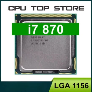 For Core I7 870 2.93GHz Quad-Core L3 8M Processor Socket LGA 1156 CPU SLBJG 95W - Picture 1 of 1
