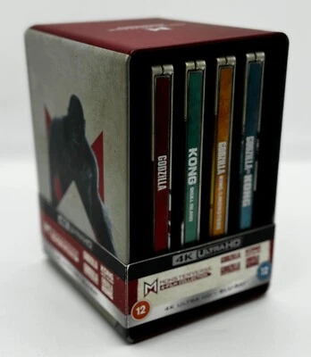 Monsterverse 4K Steelbook Collection Kong Godzilla Blu Ray - FREE POST - Image 1 of 4