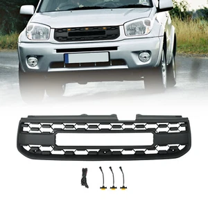 Rejilla delantera negra para parachoques, compatible con TOYOTA RAV4 2004-2005 - Foto 1 di 10