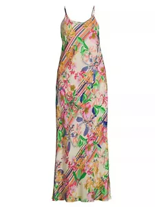 Johnny Was Gigianna Floral Maxi Slipdress Size Medium NWT $280 - Picture 1 of 1
