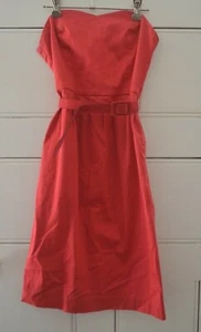 Minkpink Womens Red Strapless Sweetheart Neckline Cocktail Mid Length Dress Sz 8 - Picture 1 of 12