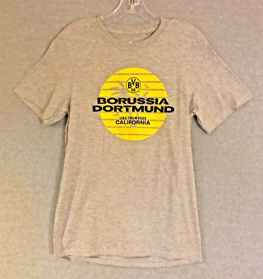 NEW! Fanatics Borussia Dortmund T Shirt Mens Small USA Tour 2023 MSRP $44.99 - Image 1 of 4