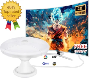 Ultra Long Range RV TV Antenna Outdoor HDTV Antenna with Signal Booster & 16Ft - Picture 1 of 6
