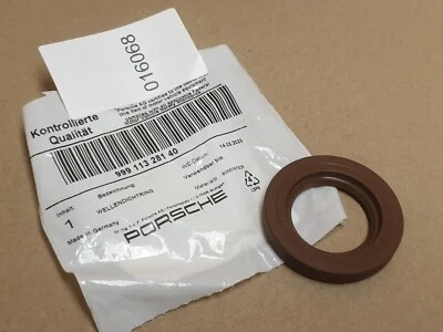 Anillo de sellado del eje de equilibrio derecho Porsche 944 1981-1990 99911328140 924 genuino nuevo Foto 1 de 4