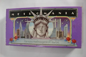 Metromania 1985 1st Edition New York City Trivia Board Game w/1950 Subway Tokens - Picture 1 of 4