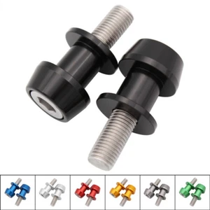 10mm CNC Swing Arm Sliders Spools For Kawasaki ZZR600 Z750R Z1000 ZRX1200R ER6N - Imagen 1 de 17