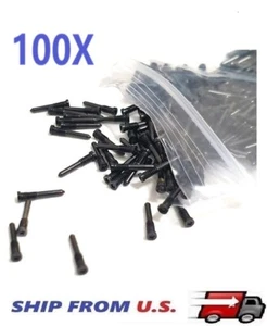 100 tornillos de reparación de base inferior Pentalobe para iPhone 12, 12 Pro, 12 Pro MAX negros - Imagen 1 de 3