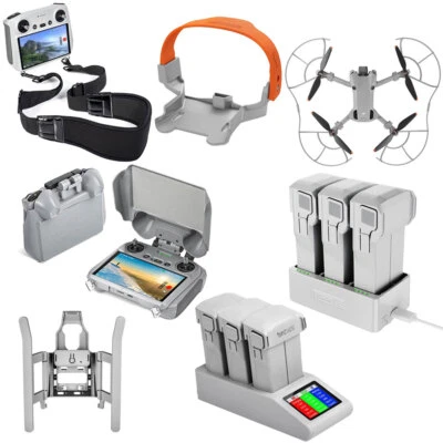 STARTRC Für DJI Mini 4 Pro Drohne Zubehör Fahrwerk/Ladegerät/Propellerschutz/Sonnenhaube