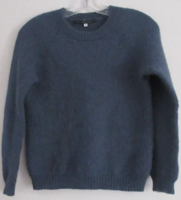 Suéter Peruvian Connection 100% Azul Alpaca Raglán Grueso y Cálido S/PS? Foto 1 de 4