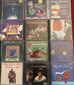 12 Rare Christmas music cd lot. Jazz, Motown, RnR, Stevie Wonder,  Elvis & More