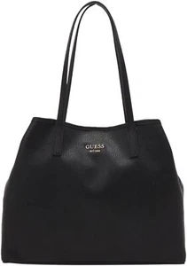 Bolso shopper Guess Vikky para mujer con bolsillo en negro - Imagen 1 de 12