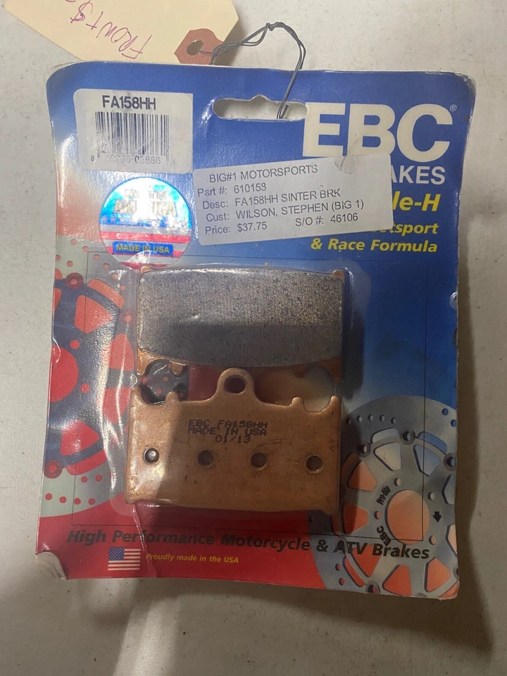Pastillas de freno EBC sinterizadas dobles H Kawasaki VN1700 Vulcan Classic, ZR1100A HA158HH Foto 1 de 1