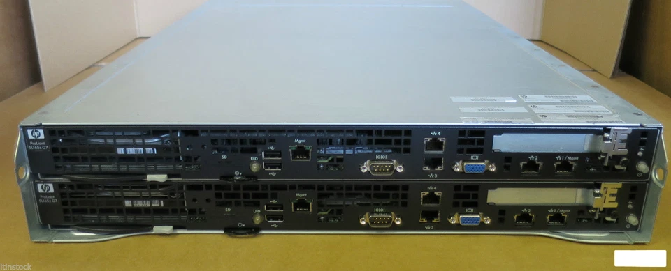 HP ProLiant z6000 2U 2 NODE chassis 2 x SL165z G7 Servers 48 CPU CORES 192GB RAM - Image 1 of 1