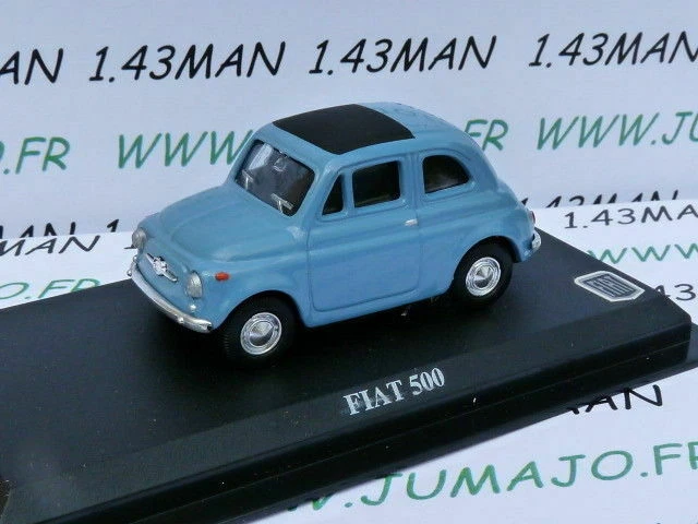 DP19 Voiture 1/43 del prado FIAT 500 BLEU Blister - Photo 1/1