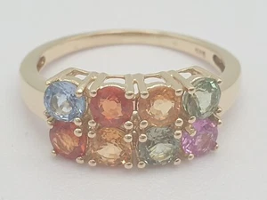Oro Amarillo Topacio Anillo / 14kt 585 Oro / 2,40ct Topacio/3,7g/RG61 , 5 - Imagen 1 de 3