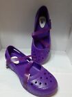 TCP Youth 4 chaussures à eau décontractées Mary Jane Comfort violettes paillettes à enfiler