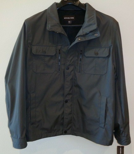 Cappotto giacca uomo Michael Kors taglia 2XT MK220095T grafite nuovo