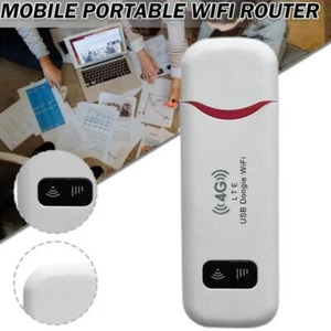 WiFi LTE Router 4G SIM Card USB Modem Dongle Mobile Q4W3 For Home Broadban D3P7 - Picture 1 of 11