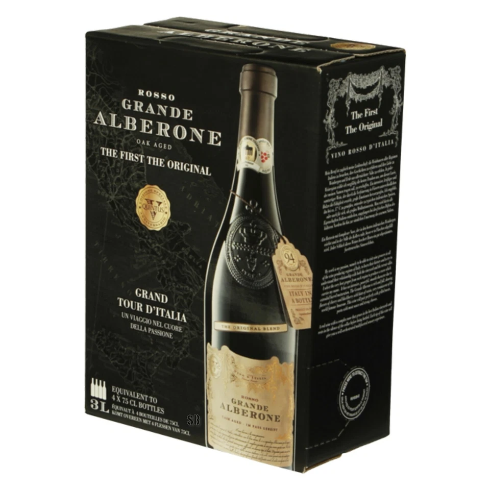 Grande Alberone Primitivo 14,5% vol Italien Rotwein Bag in Box, BiB 300cl - Bild 1 von 1