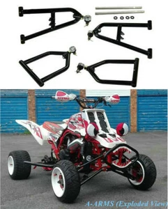 Sport Extended A-ARMS + 2+1 WIDER FOR YAMAHA BANSHEE 350 YFZ350 1987-2006 03 ATV - Picture 1 of 11