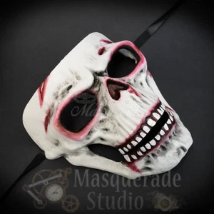 Horror Bloody Creepy Skull Costume Festival Halloween Masquerade Face Mask - Picture 1 of 4