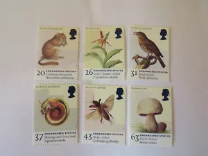 SIX 1998 commemorative stamps 'ENDANGERED SPECIES' - Picture 1 of 7
