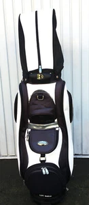 Bennington Cartbag - dunkelblau/schwarz/ silber/weiß Head-/Regencover fast neu! - Bild 1 von 14
