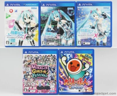 Hatsune Miku Project Diva F 2nd X,Miracle Girls Festival,Taiko no Tatsujin V PSV - Image 1 of 4