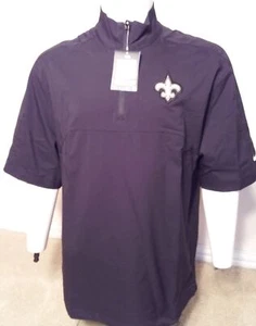 Nike Herren schwarz mittel überziehbar New Orleans Saints Golfweste neu mit Etikett - Bild 1 von 13