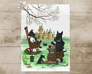 BBQ MACDUFF 520-teiliges Puzzle RYTA ART Scottie Scottish Terrier Barbeque - Bild 1 von 1