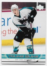 06/07 UPPER DECK SERIES 2 YOUNG GUNS UD EXCLUSIVES PARALLEL Joe Pavelski #34/100