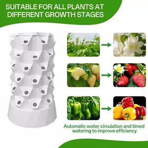 Vertical Hydroponic Garden Tower 48 Slots Hydroponic Growing Tower appropriate - Picture 1 of 6
