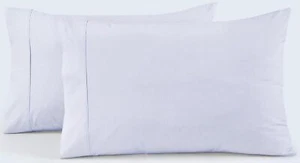 100% Cotton Percale Pillowcases 2 Pack Pillow Cases Soft & Breathable Pillow C - Picture 1 of 3