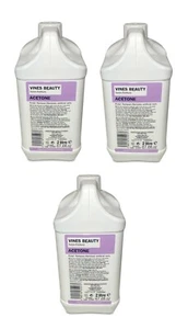 Vine Beauty Acetone 2 Litre Pack of 3 - Picture 1 of 2
