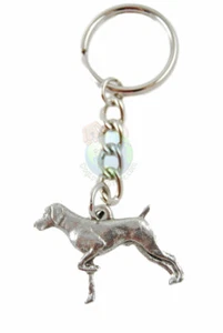 German Shorthaired Pointer Keychain Pewter - Picture 1 of 1