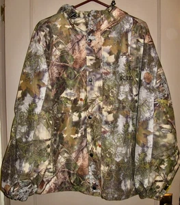 Giacca KING'S MOUNTAIN SHADOW CAMO con cappuccio caccia full zip shell con rete taglia large - Foto 1 di 15
