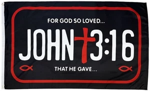 Johannes 3:16 3x5 Flagge - Bild 1 von 1