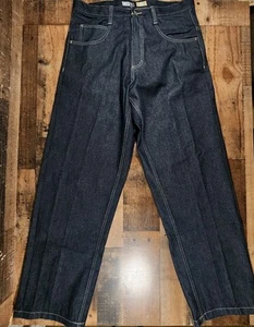 Vintage Southpole Baggy Jeans Hose Herren 34x34 Blau Y2K Grunge Skater Wide Leg - Bild 1 von 18