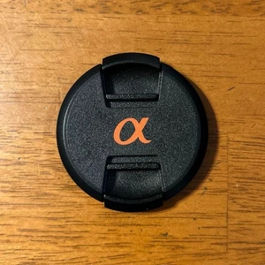 Sony Alpha 55mm Lens Cap with Alpha Logo Camera Accessory Used - Picture 1 of 2
