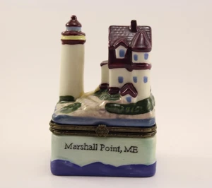 Marshall Point ME Leuchtturm Souvenir Schmuckschatulle Lighthouse Collection aufklappbar - Bild 1 von 6