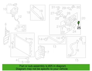 ( 1 ) GENUINE HYUNDAI / KIA 256422G500 HOUSING GASKET - Picture 1 of 3