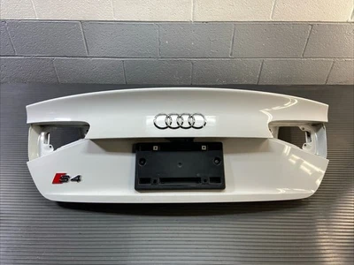 2013-2016 Audi S4 A4 B8 Rear Trunk Lid Decklid Hatchback White OEM *NOTE* — 第 1/4 张图片